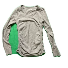 athleta rash guard tank yoga gym xs gray