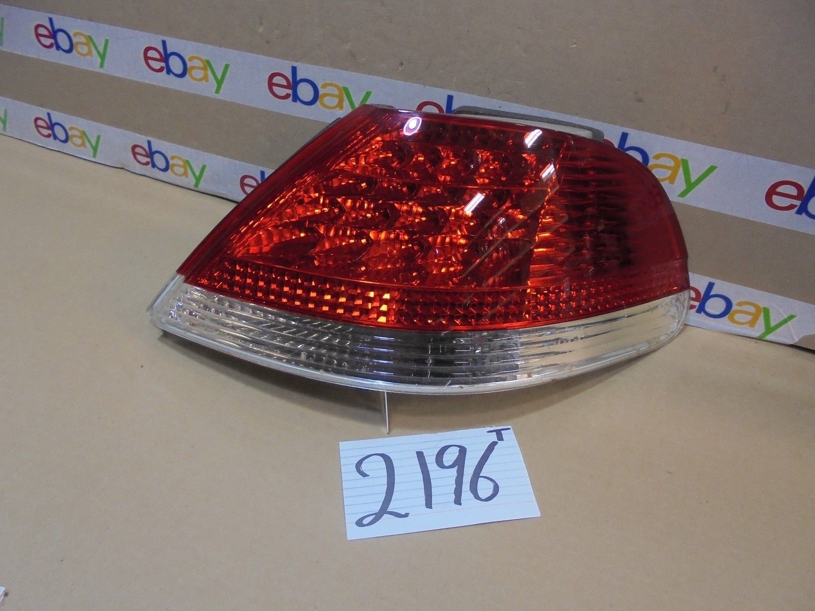 04 - 07 BMW 545i PASSENGER Side Used Tail LED Light  Rear Lamp #2196