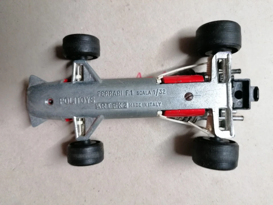 Politoys Ferrari F.1 Scala 1:32 Art F2 Vintage accetto proposte - Immagine 2 di 2