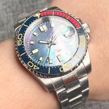 40mm Tandorio Black Shell Dial Sapphire Glass Japan NH35A Automatic Mens Watch