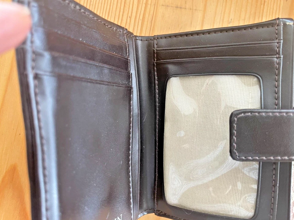 Cartera vintage Anne Klein con estampado de logotipo de león usada en excelente estado Foto 4 de 4