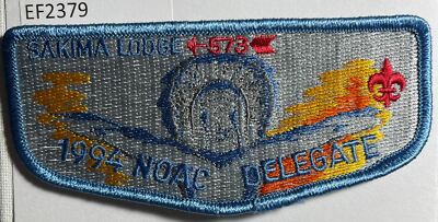 Boy Scout OA 573 Sakima Lodge Flap 1994 NOAC