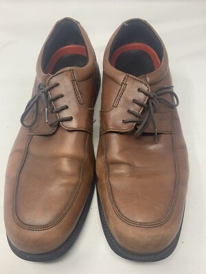 rockport dress casual shoes Rockport Oxford Brown Leather Dress Casual Shoes Mens Size 11.5 M