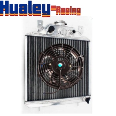 Aluminum Radiator &Fan Fit 1996-2000 Polaris Scrambler 400 Xplorer 400L 500 1999