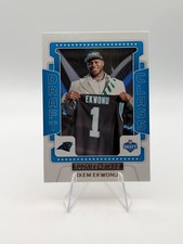 Ikem Ekwonu 2022 Panini Rookies & Stars Draft Class RC #DC-15 Panthers