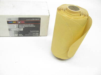 COLOR EXTRA CX8482 5'' Dia Self-stick Sanding Disc 180 Grit - 100 Sheets