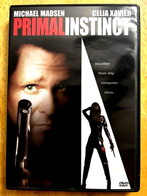 Primal Instinct (DVD 2002) (VG) Michael Madsen, Celia Xavier