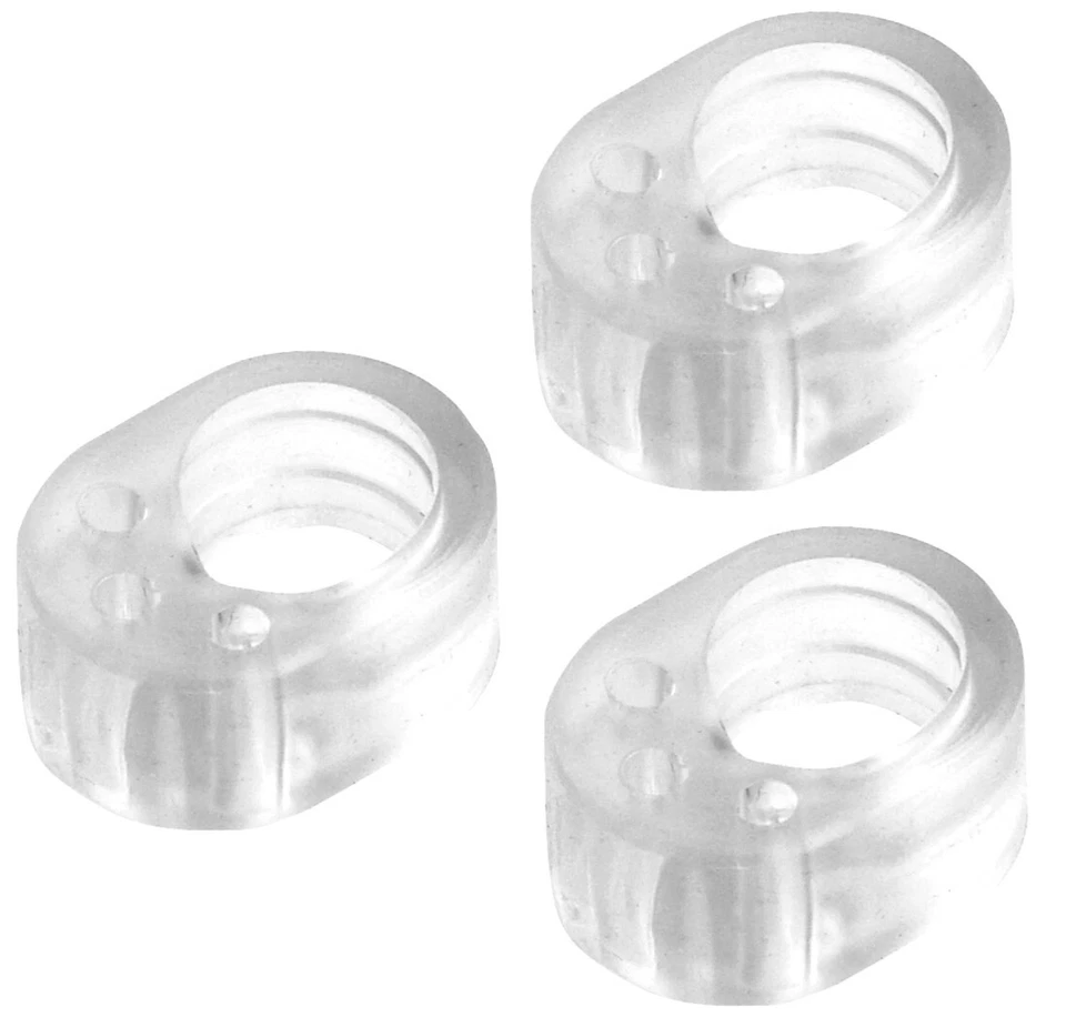 Türklinkenpuffer transparent 30x19mm Wandschutz Türgriffschutz Stoßdämpfer - Bild 2 von 3