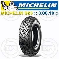 Michelin S83 Reifen 3.00.10 42J Piaggio Vespa 125 Pk (VMX1T)