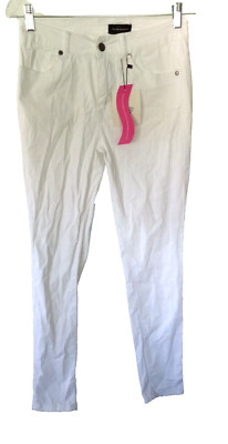 White Skinny Jeans, Size 9 NWT Distress The Style Between Us Juniors