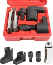 O2 Oxygen Sensor Socket Thread Chaser Set 5PCS O2 Sensor Wrench Removal Tool Kit