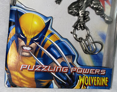 NEW*Collector Series Marvel Heroes*METAL PUZZLE KEYCHAIN*WOLVERINE