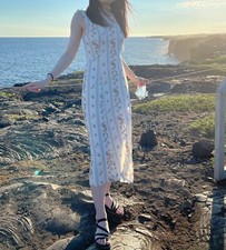 Brand New NWOT Reformation Twillight Dress Surrey Sz2 Orig.$278