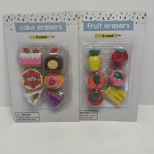 12 Target cake fruit erasers school supplies party favors teachers gift rewards