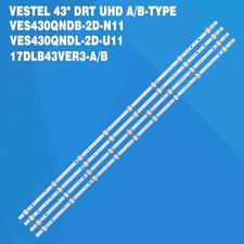 LED Streifen für VESTEL 43" DRT UHD TOSHIBA 43VL5A63DB 43UL5463DB JVC LT-43C870
