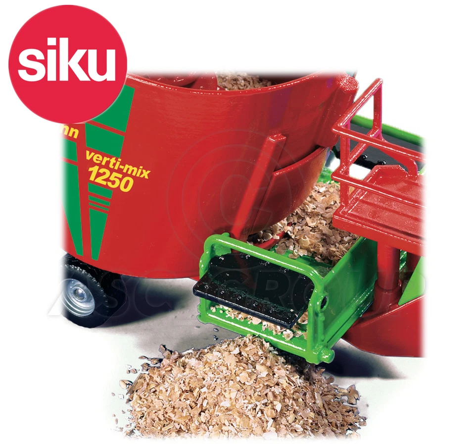 SIKU NO.2450 1:32 STRAUTMANN VERTI-MIX 1250 VAGÓN MEZCLADOR DE FORRAJE Modelo Dicast Juguete Foto 2 de 3