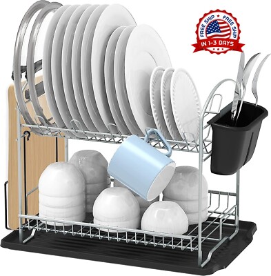 MEJOR Escurridor De Platos Cocina Para Encimera Secado Para Utensilio Dish Dryer
