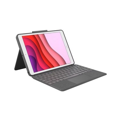 Logitech Combo Touch DEU Tastatur-Case mit Trackpad für iPad 10. Generation, A16