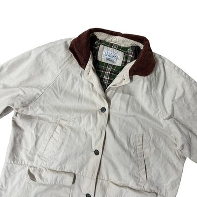 ジャケット・アウター 1990s special Eskander coting coat Vintage Chore Jacket Coat Basic Editions Plus 1X Beige Plaid