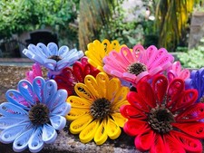 DIY Paper Quilling Beautiful Handmade Flowers for greeting card Art deco 21 Lot