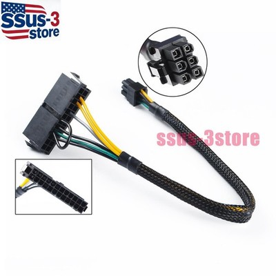 24Pin to 6Pin ATX Power Cable for Dell 3080 5050 5060 5080 5090 7050 7060 7080