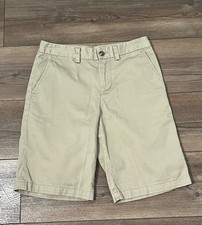 Ralph Lauren Boys Size 14 Classic Polo Chino Sorts Beige Khaki 100 Cotton