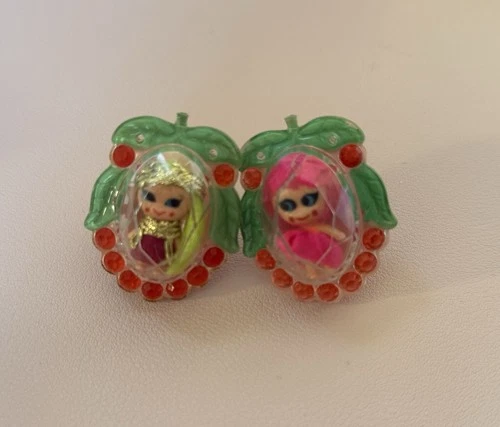 Mattel Liddle Kiddles Lucky Locket Flower Adjustable Ring w/ Doll Vintage 1967