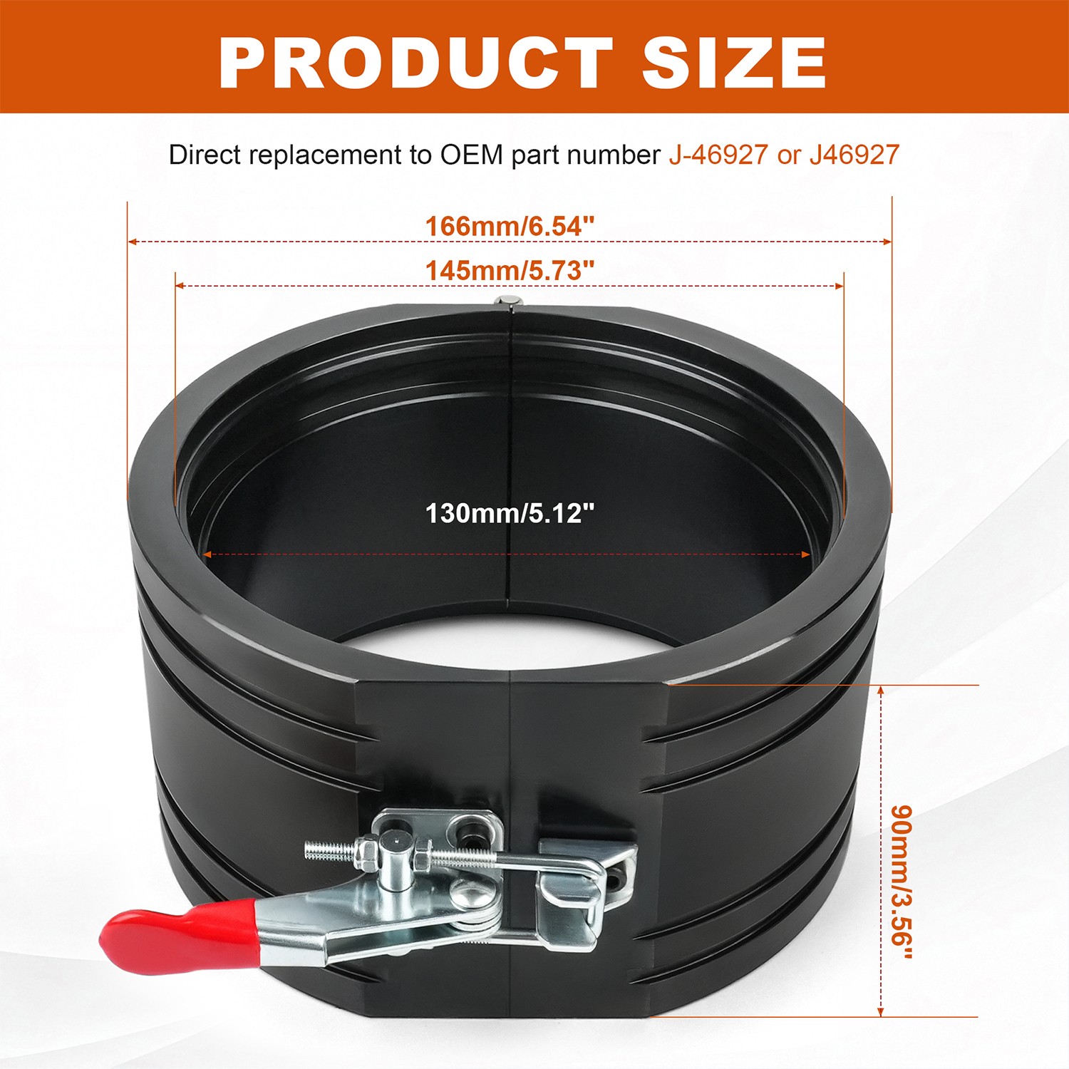 Detroit Diesel 60 Series 12.7L EGR Piston Ring Compressor Installer Tool J-46927