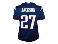 JC Jackson Autographed New England Blue  Football Jersey (JSA)