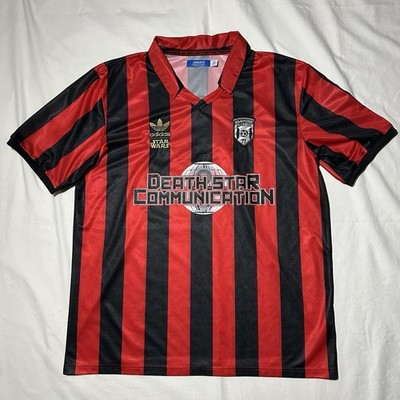 adidas スター・ウォーズ シャツ 赤黒 Adidas Star Wars 2010 Darth Vader Soccer Football Jersey - Size XL