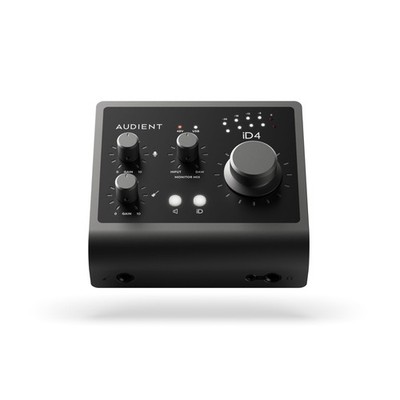 Audient Audio Interface iD4 MKII, Class A Console Microphone Preamp Black