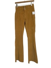 NWT FREE PEOPLE We The Free Jayde Flare Corduroy Pants High Waisted Stretch 25