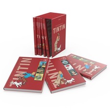 Tintin Compact Edition 8 Book Box Set Hardbac...