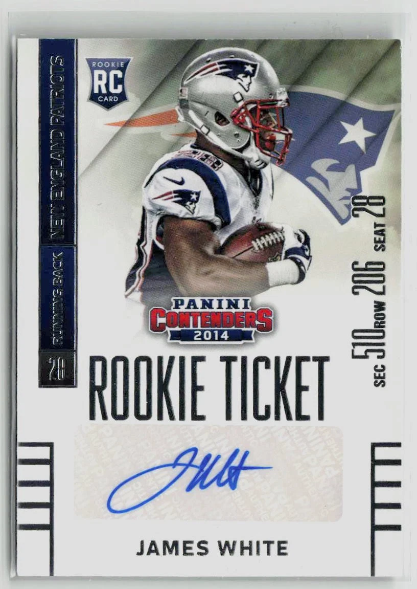 James White Panini Contenders #136 Base