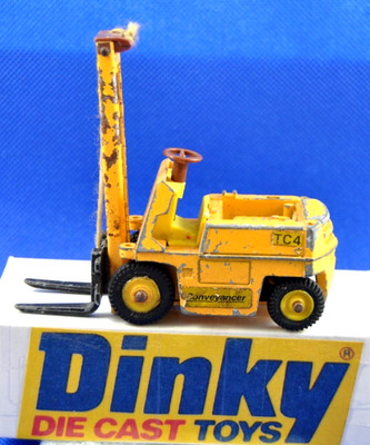 Dinky 404 CONVEYANCER TC4 Gabelstapler perfekt zum restaurieren reparieren Heimwerker Modell
