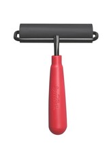 4121 Deluxe Hard Rubber Brayer - 80 Durometer Roller with Wire Frame - 4 Inches