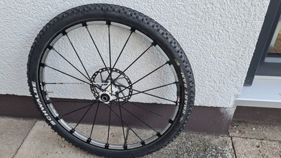 26'' MTB Vorderrad Mavic CROSSMAX SLR + Schwalbe Reifen + 180 mm Scheibe