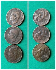 ITALIA VITTORIO EMANUELE III.10.CENTESIMI 1925 BB.Come da Foto