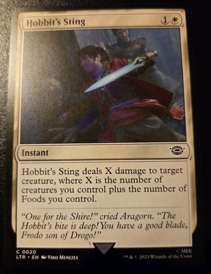 Hobbit's Sting 0020 Common Lord Of The Rings Magic: The Gathering