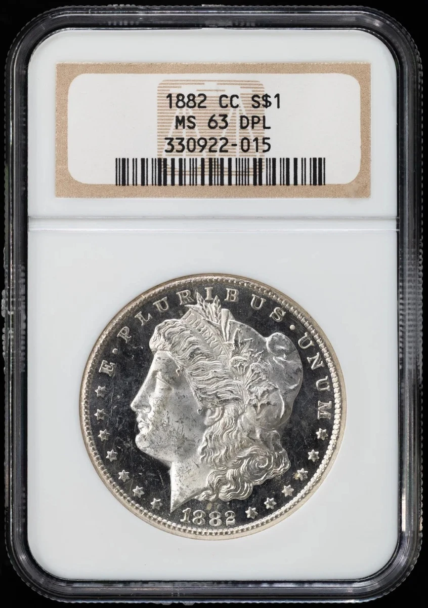 25+ MS 63 Graded 1882 Year Morgan US Dollars (1878-1921) for sale