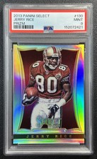 JERRY RICE PSA 9 2013 PANINI SELECT #130 SILVER PRIZM 49ERS 2421