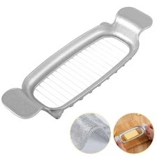 Butter & Cheese Slicer Stainless Steel Multipurpose Cheese Slicer，With Ergono...