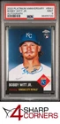 2022 TOPPS CHROME PLATINUM ANNIVERSARY AUTOGRAPH #BWJ BOBBY WITT JR. RC PSA 9
