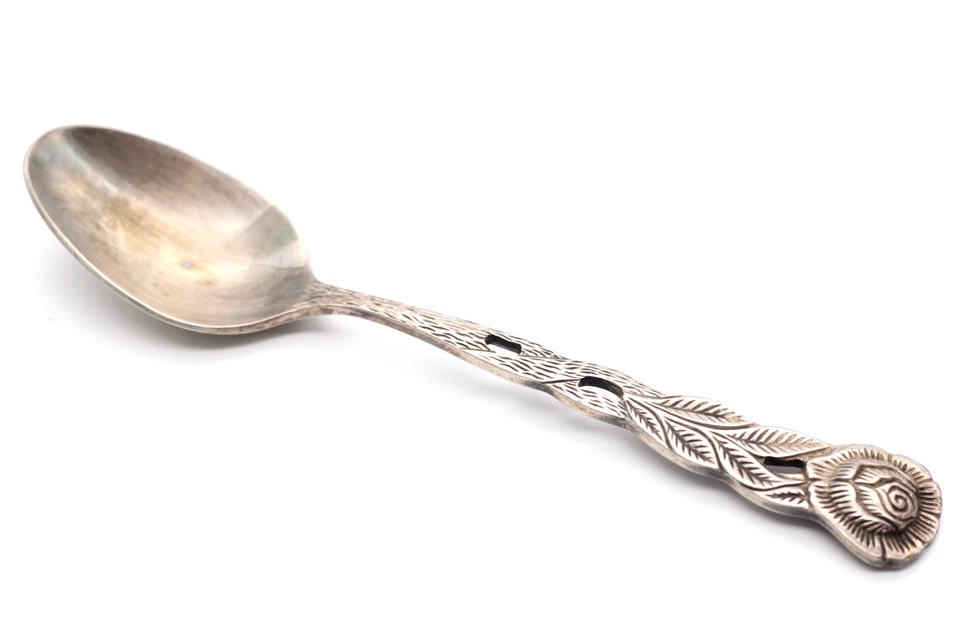 6x Formschöne versilberte Teelöffel Kaffeelöffel Hildesheimer Rose in OVP - Bild 2 von 3