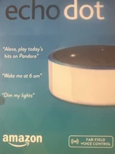 New Sealed Amazon Echo Dot (2nd Generation) Smart Assistant - White