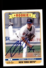 Signed Baseball Card Auto Bobby Parnell 2009 O-Pee-Chee #572 New York Mets