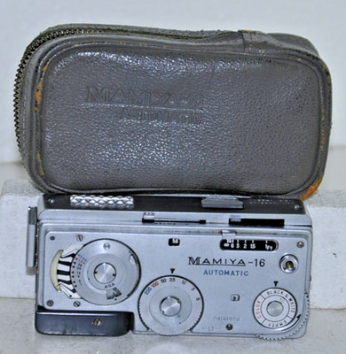 Vintage working Mamiya-16 Automatic Camera Japan with case
