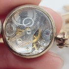 Vintage 1/20 10K Gold Filled Oak Leaf Acorn Brooch w/ Nassau 17J Pendant Watch — photo 9