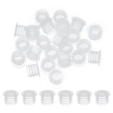 50Pcs 12mm/0.47" Plastic Salt and Pepper Shaker Stoppers Plug Replacement Clear