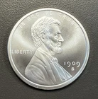 1 oz Silver Round Golden State Mint Lincoln Wheat Cent 1909 S-VDB / .999 silver